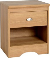 Regent 1 Drawer Bedside Cabinet