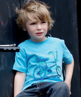 Retro chopper short sleeve tee