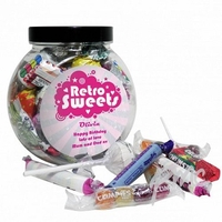 Retro Pink Sweet Jar