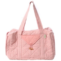 Rose Gingham Weekender Bag