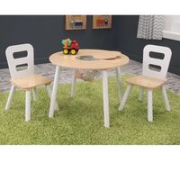 Round Storage Table & Chair Set
