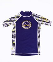 Short Sleeved Dolphin Navy Top