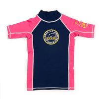 Short Sleeved Navy Pink Top