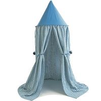 Sky Blue Gingham Hanging Tent