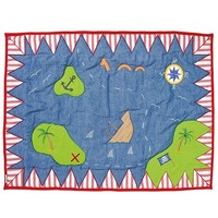 Small Pirate Shack Floor Quilt
