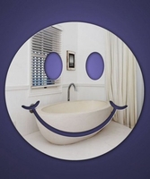 Smiley face mirror 45cm