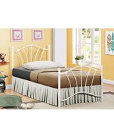 Sophia 3ft Single Cream Metal Bed