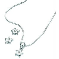 Star Diamond Pendant & Chain Earings not incl