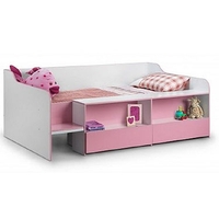 Stella Low Sleeper Bed in Pink