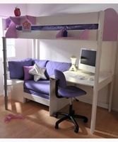Stompa Casa 2A High Sleeper with Sofa Bed & Desk