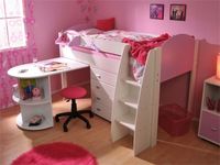 Stompa Rondo 5 Cabin Bed with Desk & Drawers