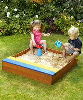 Store-It Outdoor Play Wooden Sand Pit