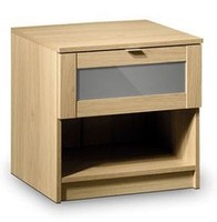 Strada 1 Drawer Bedside Cabinet