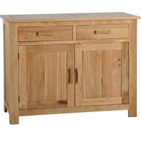 Stratford 2 Door 2 Drawer Sideboard in Solid Oak