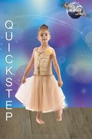 Strictly Come Dancing Quickstep Gold Dress