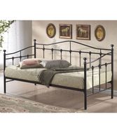 Torino 3ft Black Metal Day Bed