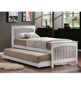 Toronto 3ft White Bed With Guest Bed
