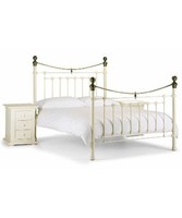 Victoria 4ft6 Stone White Double Bed