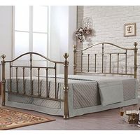 Victoria 5ft King Antique Brass Metal Bed