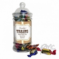 Vintage Label Treats Jar