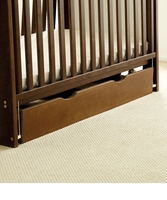 Walnut Under Bed Rollaway Storage Draw