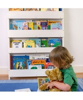 White Bookcase Plain
