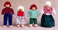 White Doll Family