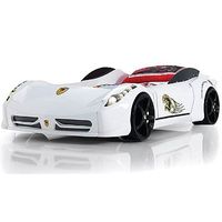White Ferrari Spider Style Racing Car Bed