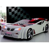 White Racing Car Bed