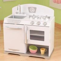 White Retro Stove