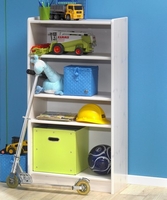 Whitewash Pine Tall Bookcase