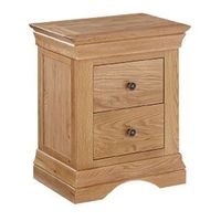 Worthing 2 Drawer Bedside Cabinet