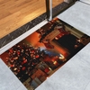 Christmas Tree Fireplace Pattern Anti-skid Water Absorption Area Rug