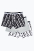 Hype 3 Pack Aop Kids Boxer Multi Shorts Size 9/10Y