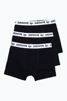 Hype 3 Pack Black Kids Boxer Shorts Size 13