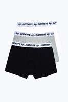 HYPE 3 PACK MONOTONE MENS BOXER SHORTS