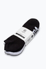 Hype 3 Pack Monotone Sports Kids Trainer White/grey/black Socks Size UK.4-6.5