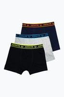 HYPE 3 PACK MULTICOLOURED KIDS BOXER SHORTS
