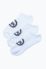 Hype 3 Pack White Trainer Socks Size 7-11