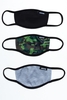 HYPE 3X ADULT ESSENTIAL CAMO FACE MASK SET
