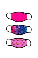 HYPE 3X ADULT PEACH WOMENS FACE MASK SET