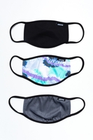 HYPE 3X ADULT VINTAGE DYE FACE MASK SET