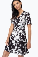 Hype Abstract Cow Print Women