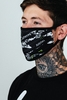 HYPE ADULT BLACK MIX LOGO FACE MASK