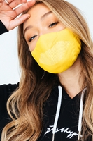 HYPE ADULT YELLOW KNIT FACE MASK