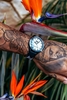 Hype Black & White Paint Drip Kids Watch