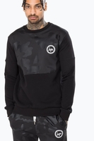 Hype Black Alexa Camo Mens Crew Neck Size X-Large