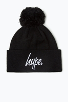 Hype Black Bobble Beanie