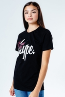 HYPE BLACK BUTTERFLY SCRIPT KIDS T-SHIRT