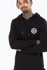 Hype Black Crest Mens Pullover Hoodie Size Large